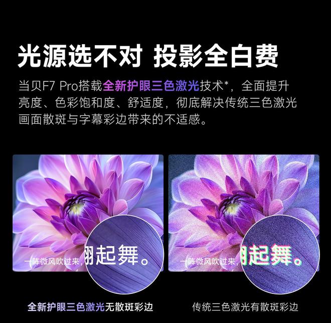 Pro3600流明高亮度白天观影毫无压力J9国际集团618客厅投影仪选择当贝F7(图5)